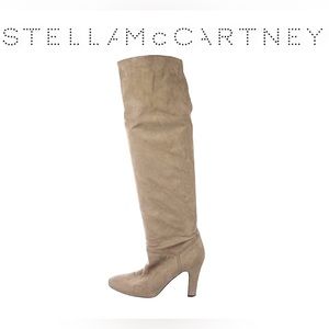 STELLA MCCARTNEY  Knee-High Vegan Suede Boots SZ 39.5